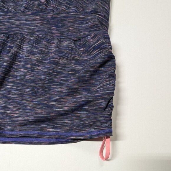 Sweaty Betty Tank Space Dye Seamless Ruched Multicolor Pattern Blue Womens XS - Picture 6 of 7